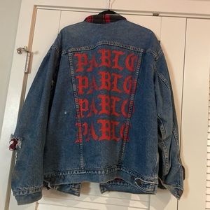 Kanye Merch - Life of Pablo Tour - Official Merch - PABLO Vintage Levi Jacket